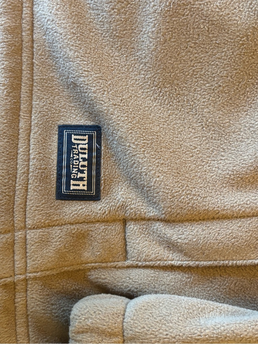 Duluth Trading Co Shoreman's Full Zip Fleece Jacket Brown Men's Large L Regular - Picture 10 of 10